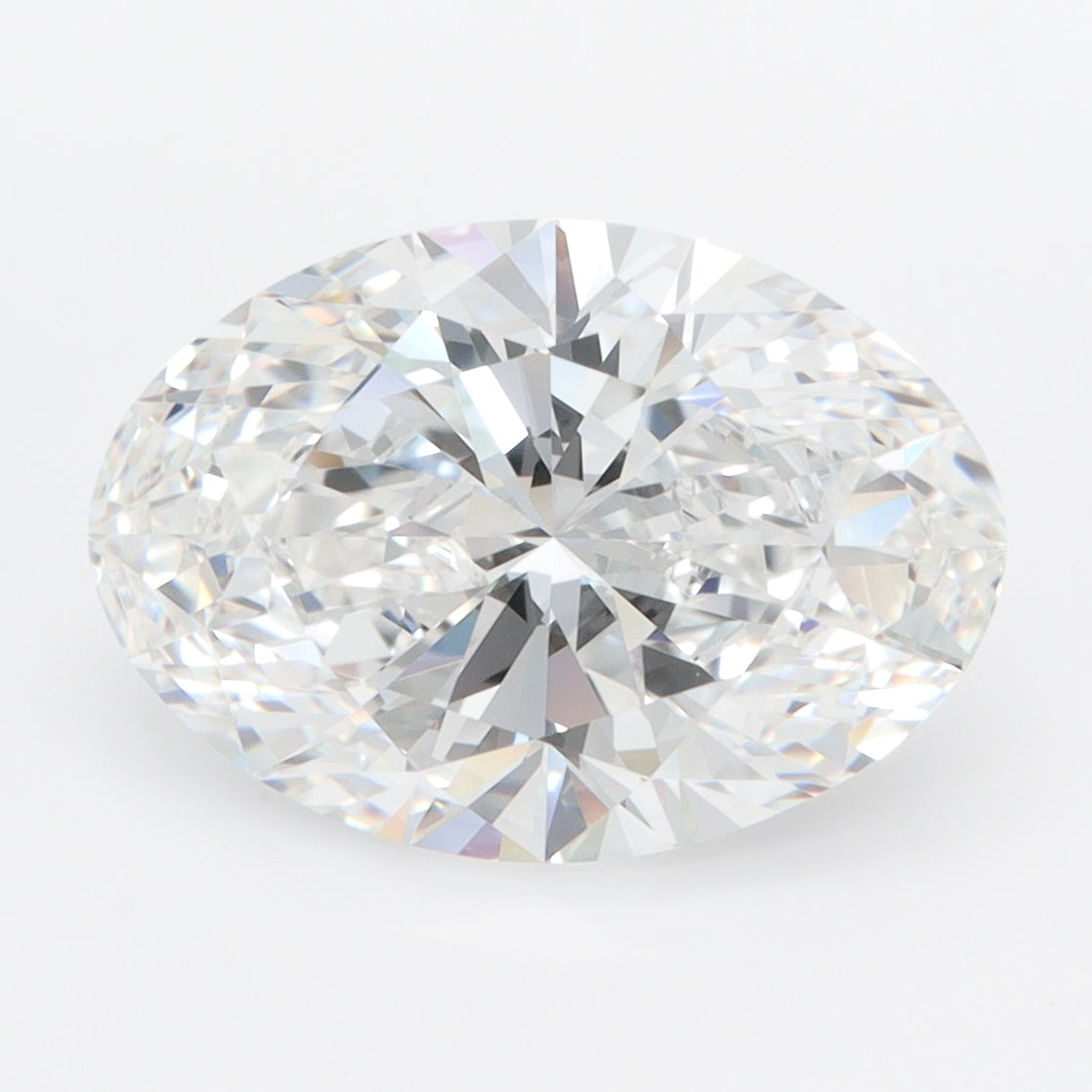 5.07ct Oval Lab-Grown Diamond · D IF · IGI