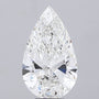 6.09ct Pear Lab-Grown Diamond · F VS1 · IGI