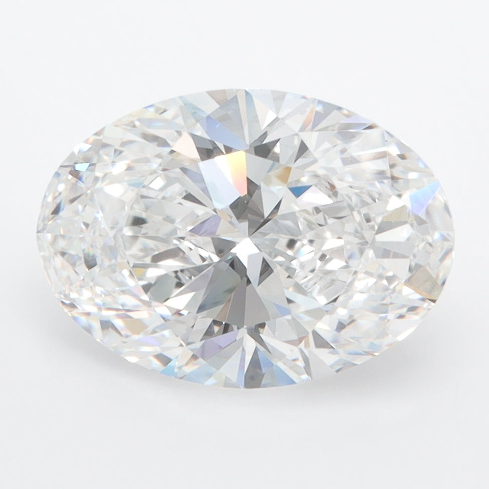 3.00ct Oval Lab-Grown Diamond · D IF · IGI