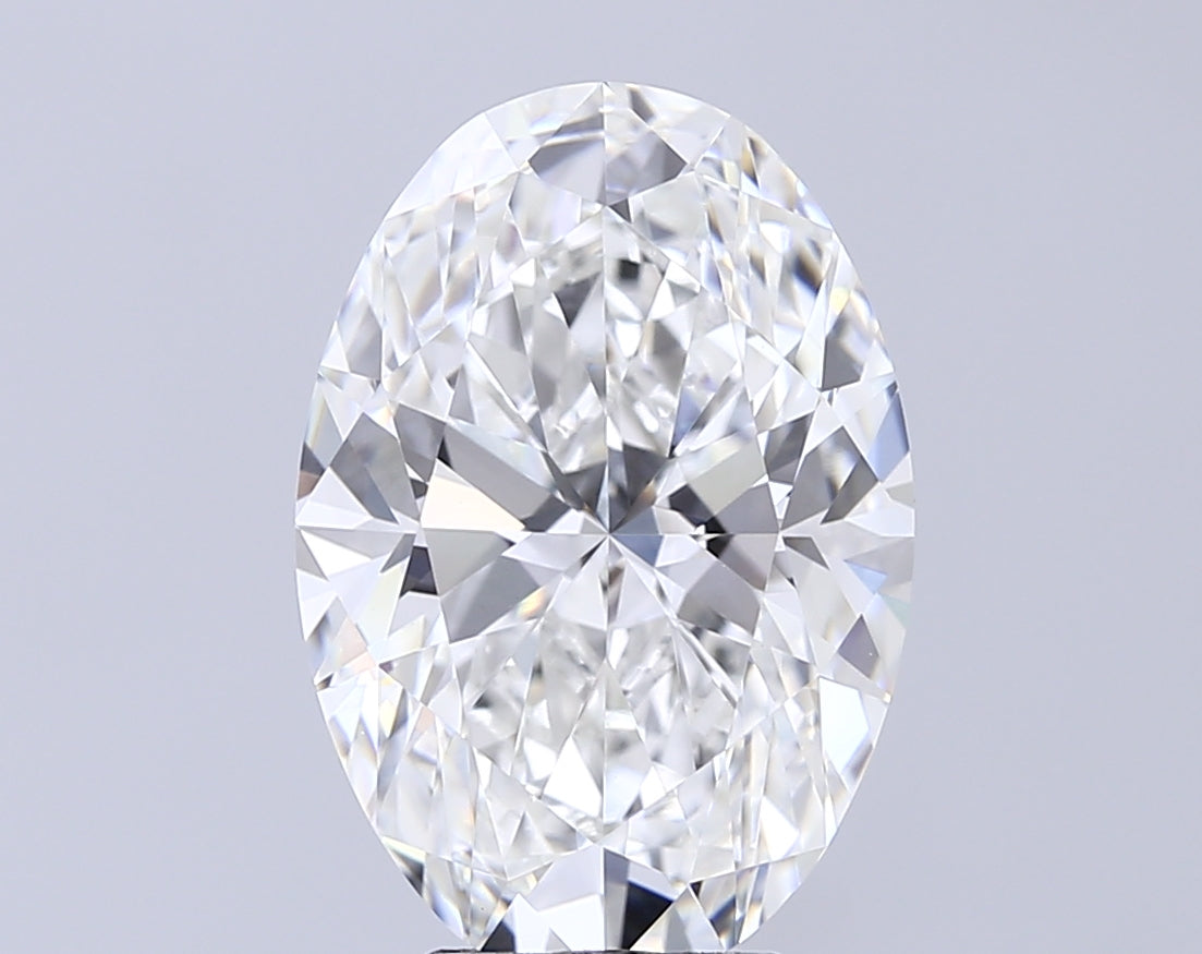 6.05ct Oval Lab-Grown Diamond · F VVS2 · IGI
