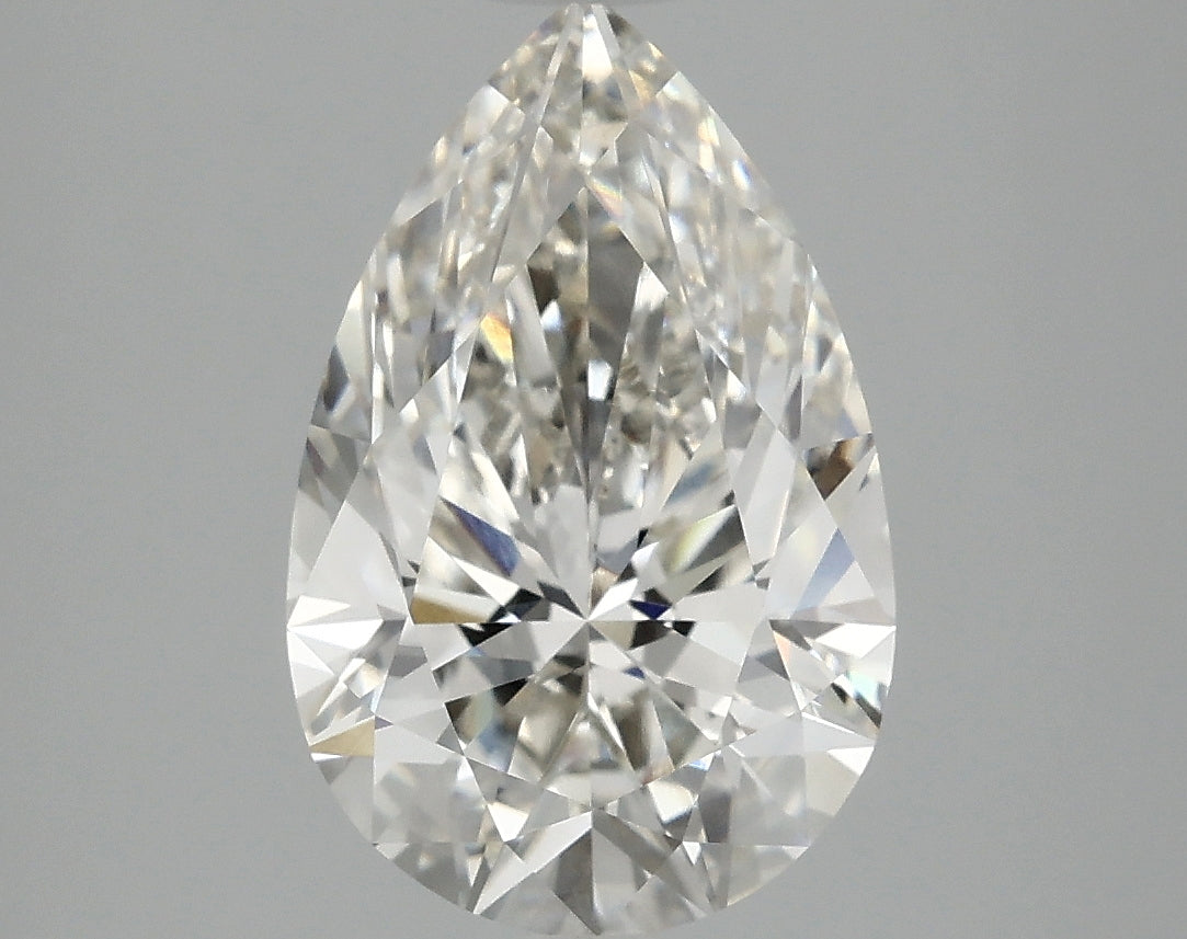 3.06ct Pear Lab-Grown Diamond · H VVS2 · IGI