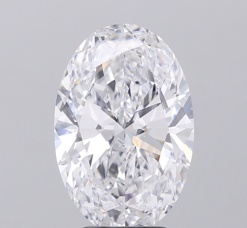 4.08ct Oval Lab-Grown Diamond · D VVS2 · IGI
