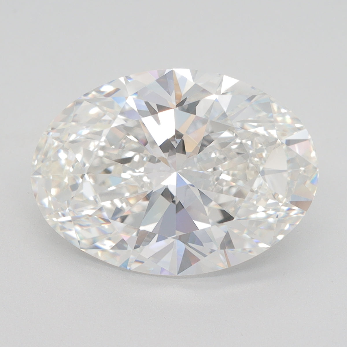 6.09ct Oval Lab-Grown Diamond · F IF · IGI