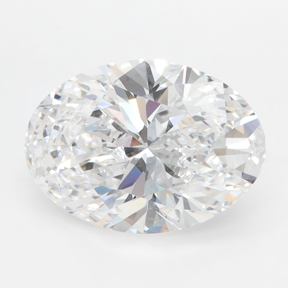 3.00ct Oval Lab-Grown Diamond · D IF · IGI