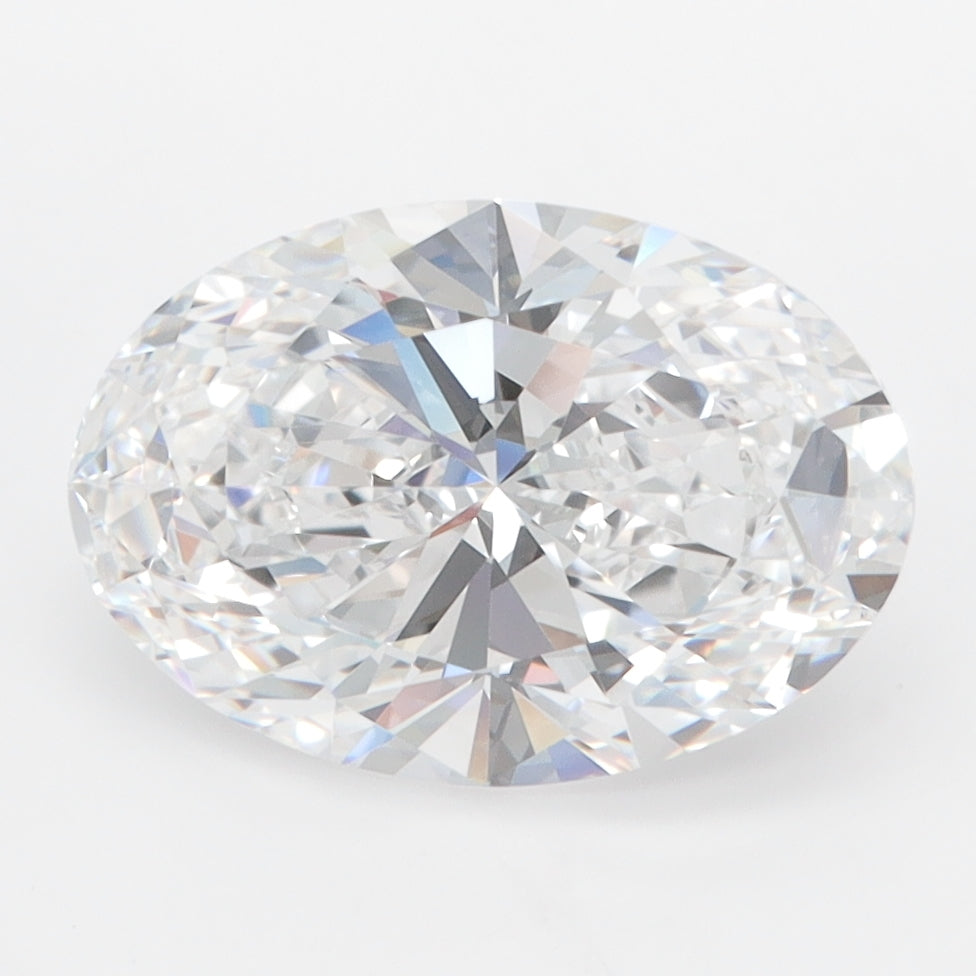 3.00ct Oval Lab-Grown Diamond · D IF · IGI