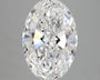 4.00ct Oval Lab-Grown Diamond · E IF · IGI