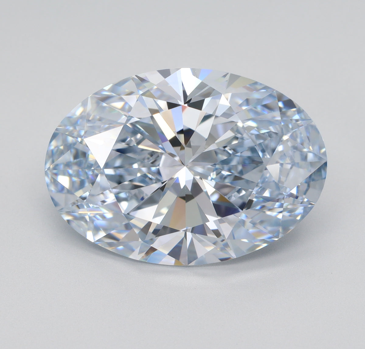 8.02ct Oval Lab-Grown Diamond · I IF · IGI
