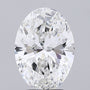 3.08ct Oval Lab-Grown Diamond · E VS2 · IGI