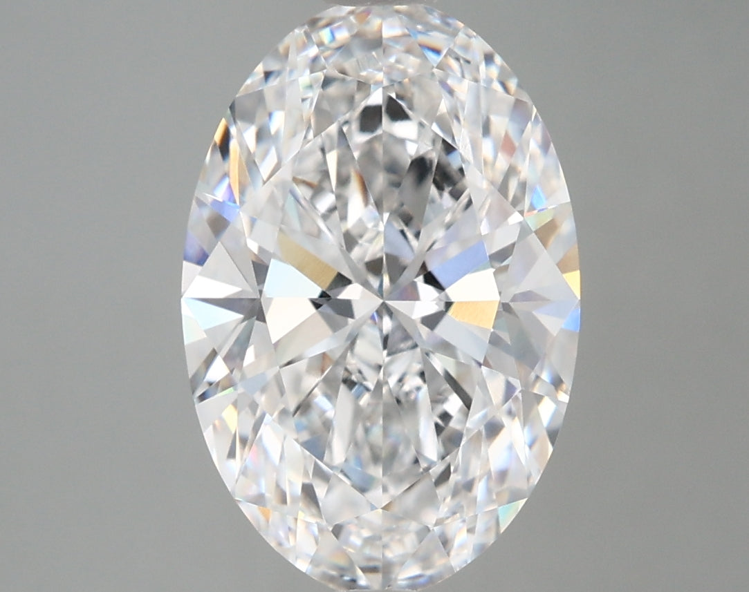 4.05ct Oval Lab-Grown Diamond · D VVS1 · IGI