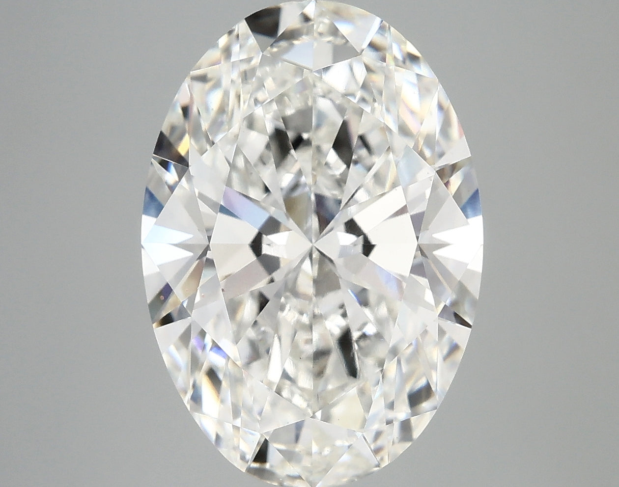 6.12ct Oval Lab-Grown Diamond · F VS2 · IGI