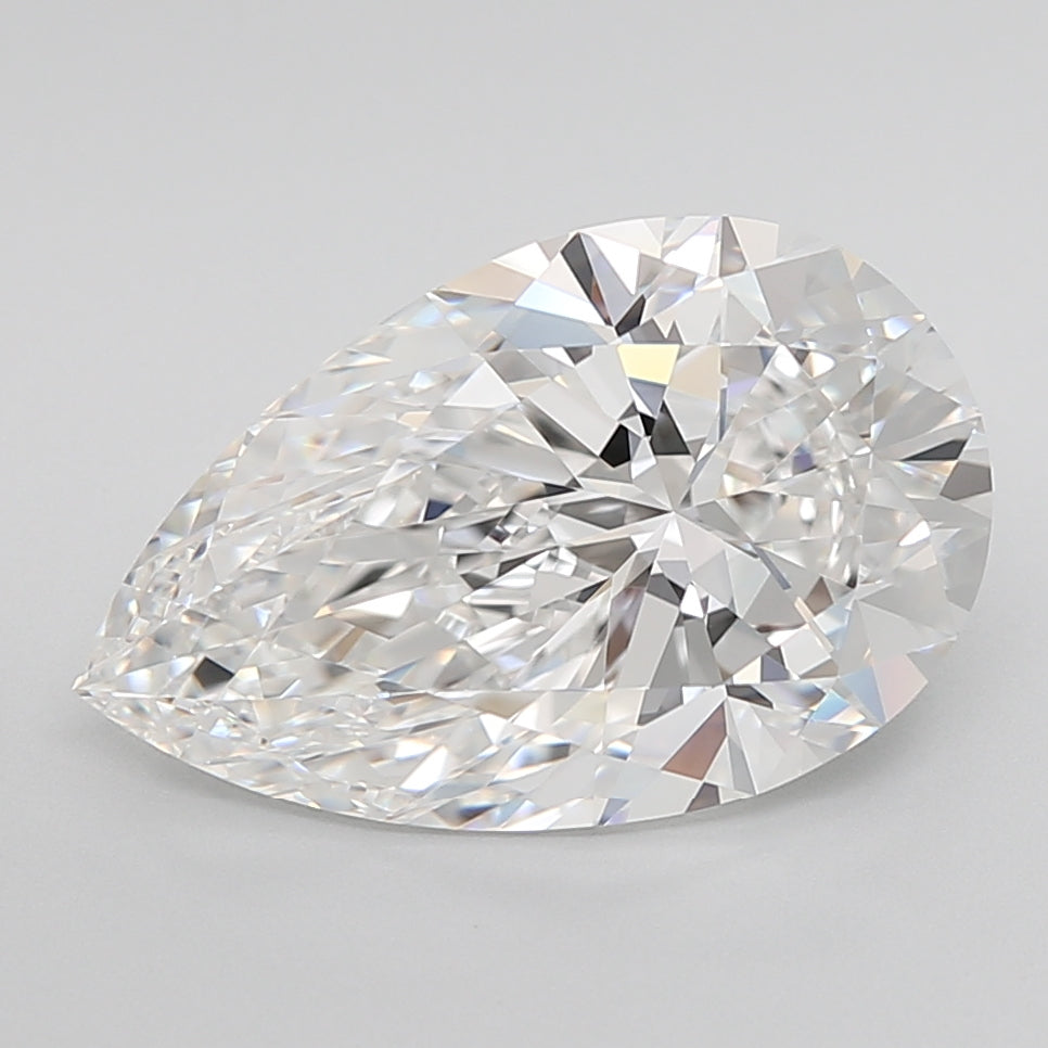 5.01ct Pear Lab-Grown Diamond · E IF · IGI
