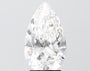 4.08ct Pear Lab-Grown Diamond · F VVS2 · IGI