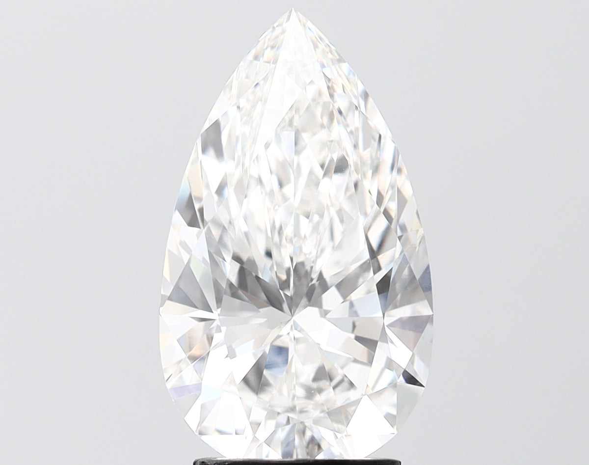 4.08ct Pear Lab-Grown Diamond · F VVS2 · IGI