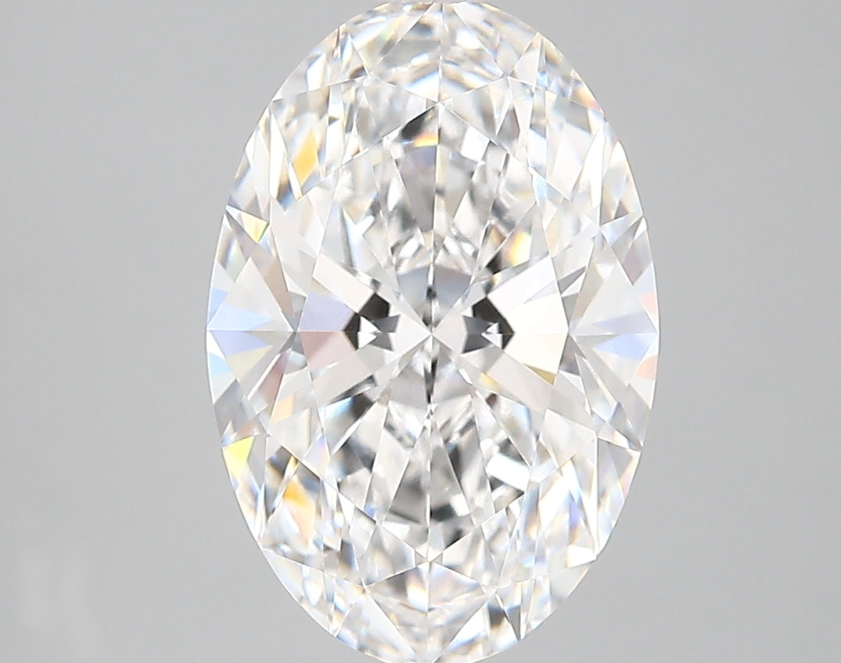 4.12ct Oval Lab-Grown Diamond · D VVS1 · IGI