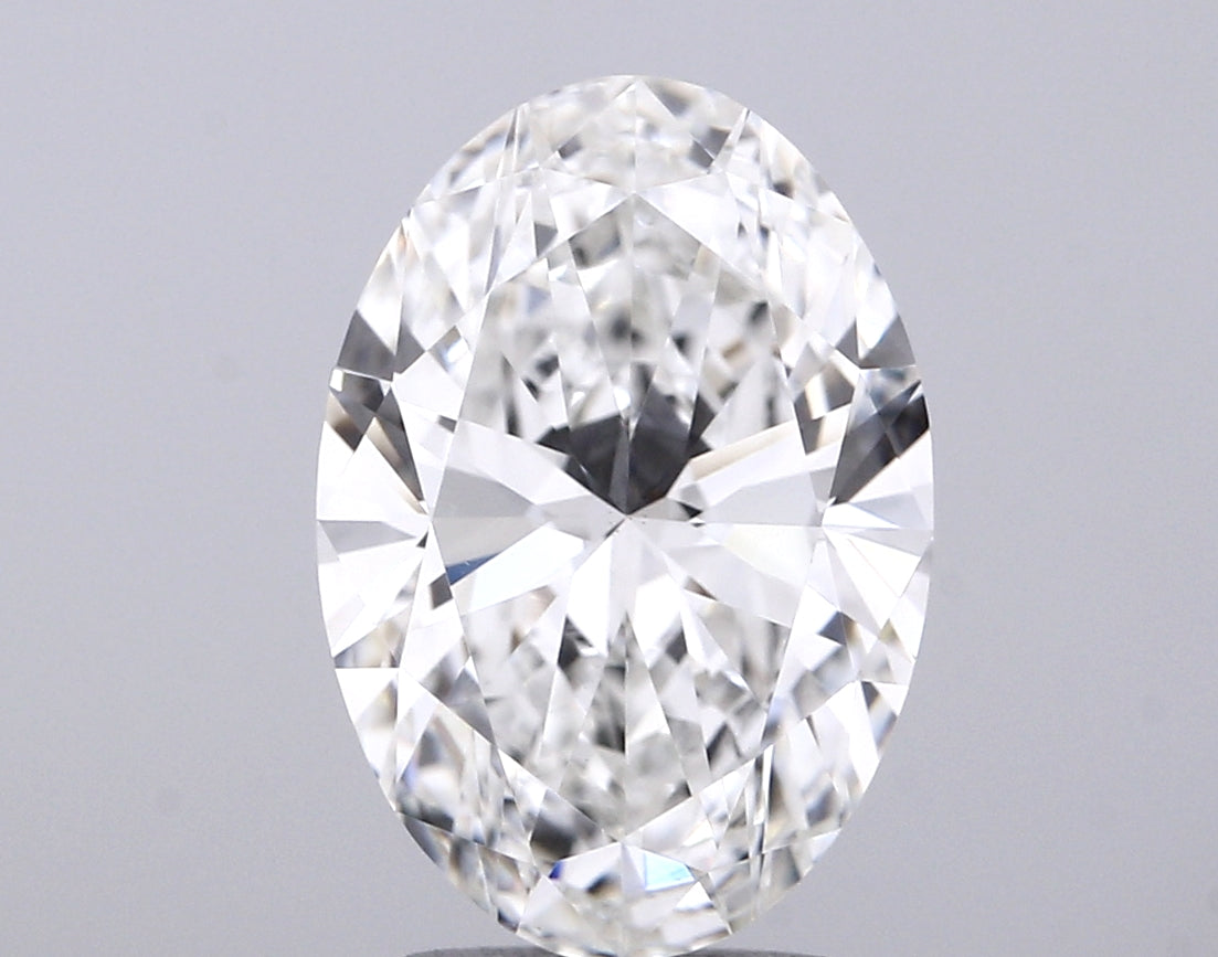 4.02ct Oval Lab-Grown Diamond · F VVS2 · IGI