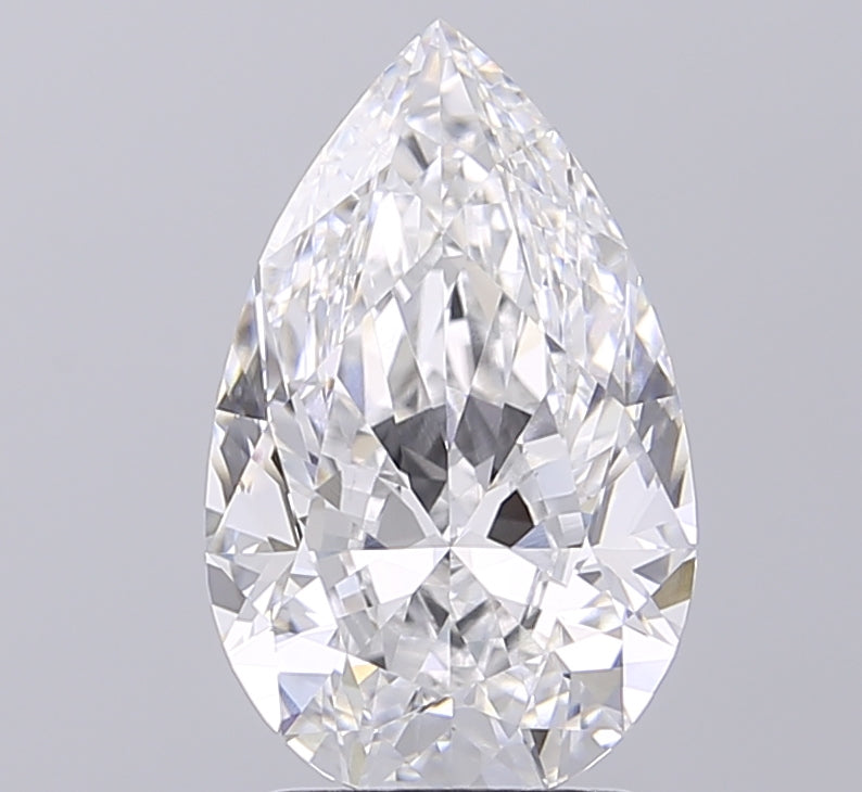 3.02ct Pear Lab-Grown Diamond · D VVS1 · IGI