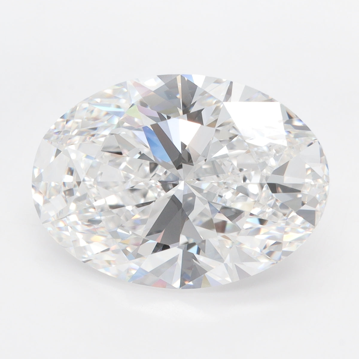 8.02ct Oval Lab-Grown Diamond · E IF · IGI