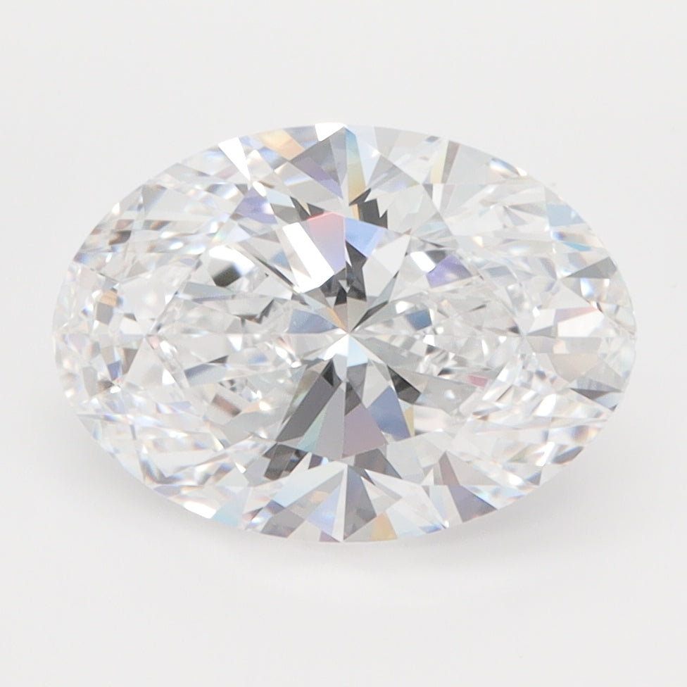 3.00ct Oval Lab-Grown Diamond · D IF · IGI