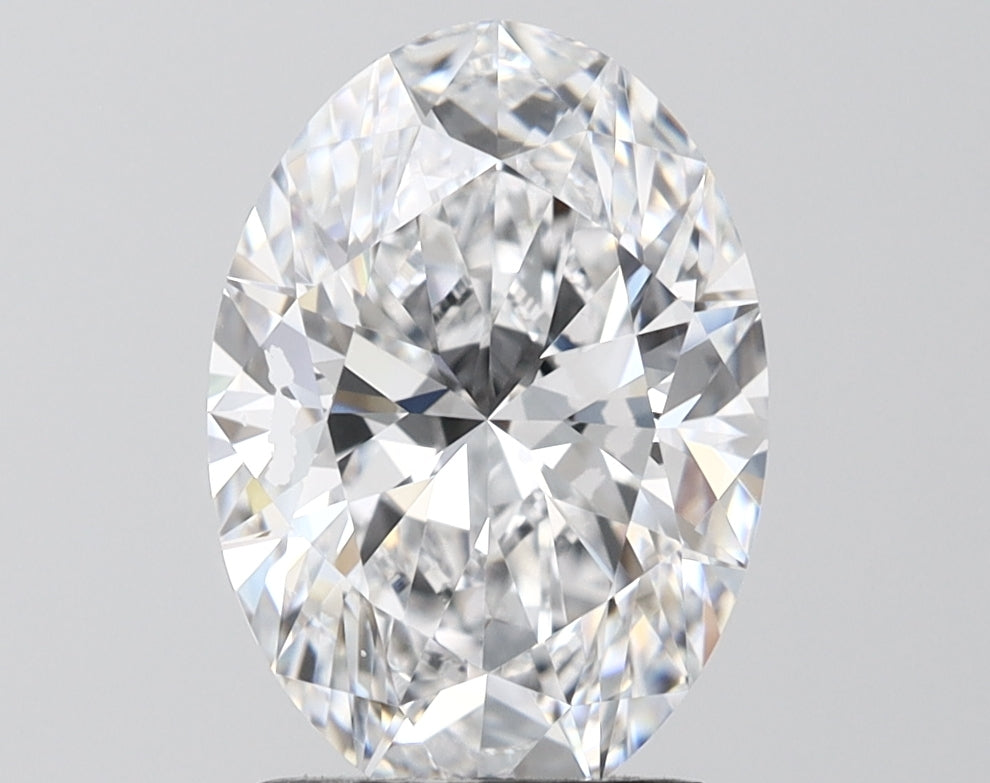 3.07ct Oval Lab-Grown Diamond · D IF · IGI