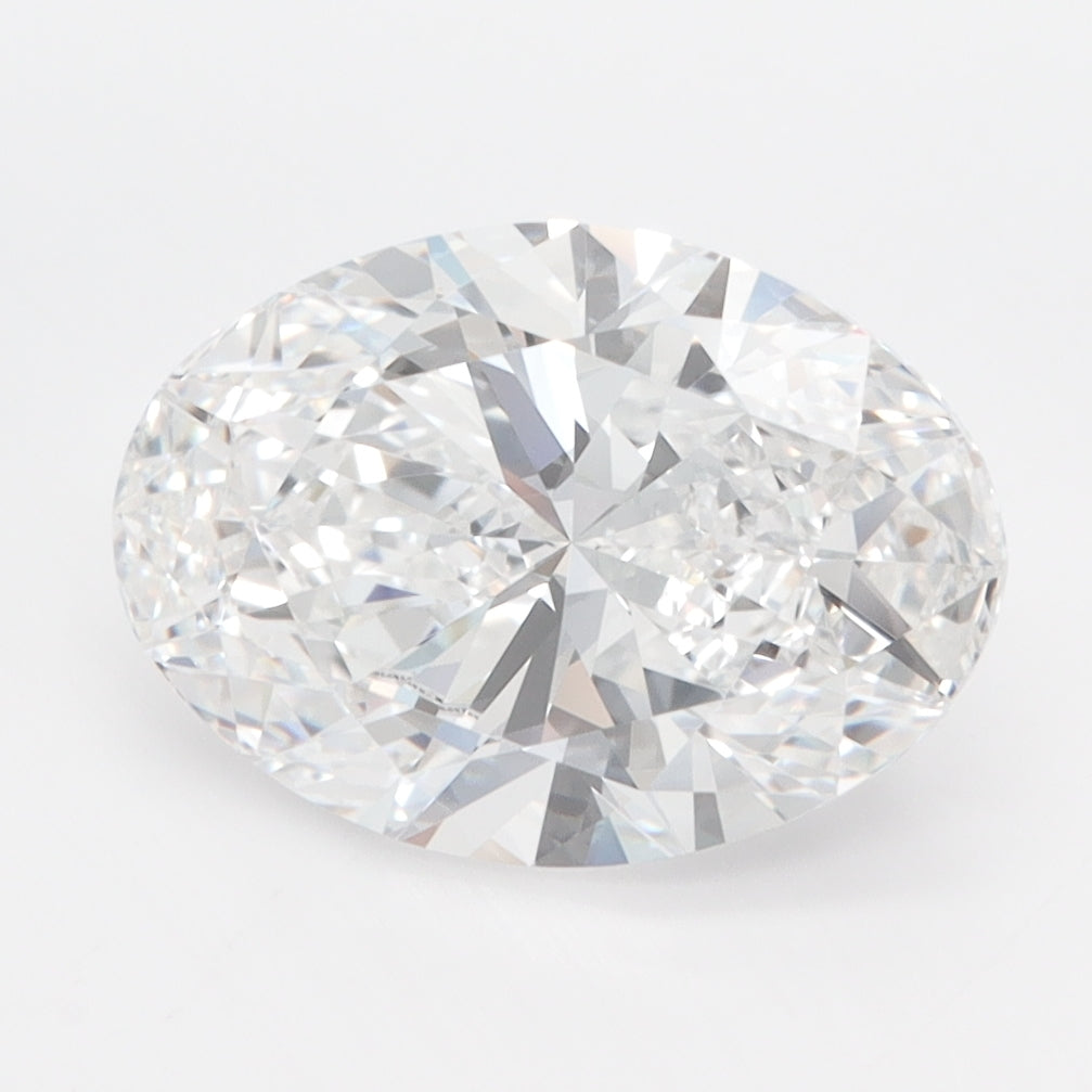 3.00ct Oval Lab-Grown Diamond · D IF · IGI